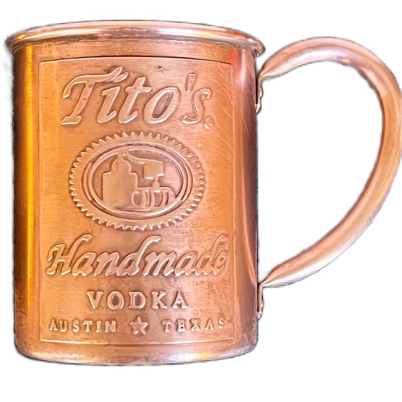Tito’s Dining Titos Vodka Solid Copper Mug Poshmark
